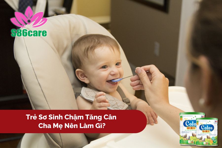 Trẻ Sơ Sinh Chậm Tăng Cân: Cha Mẹ Nên Làm Gì?